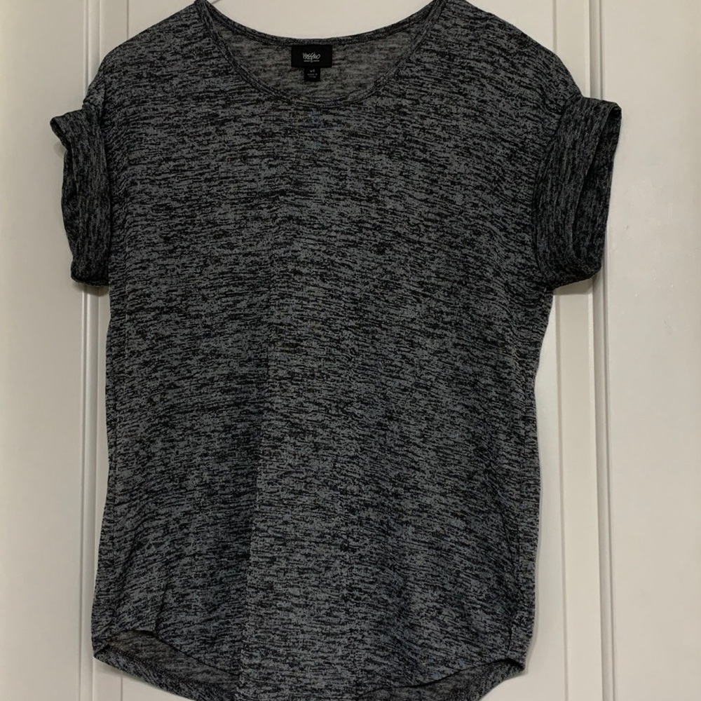 Prerolled sleeve shirt